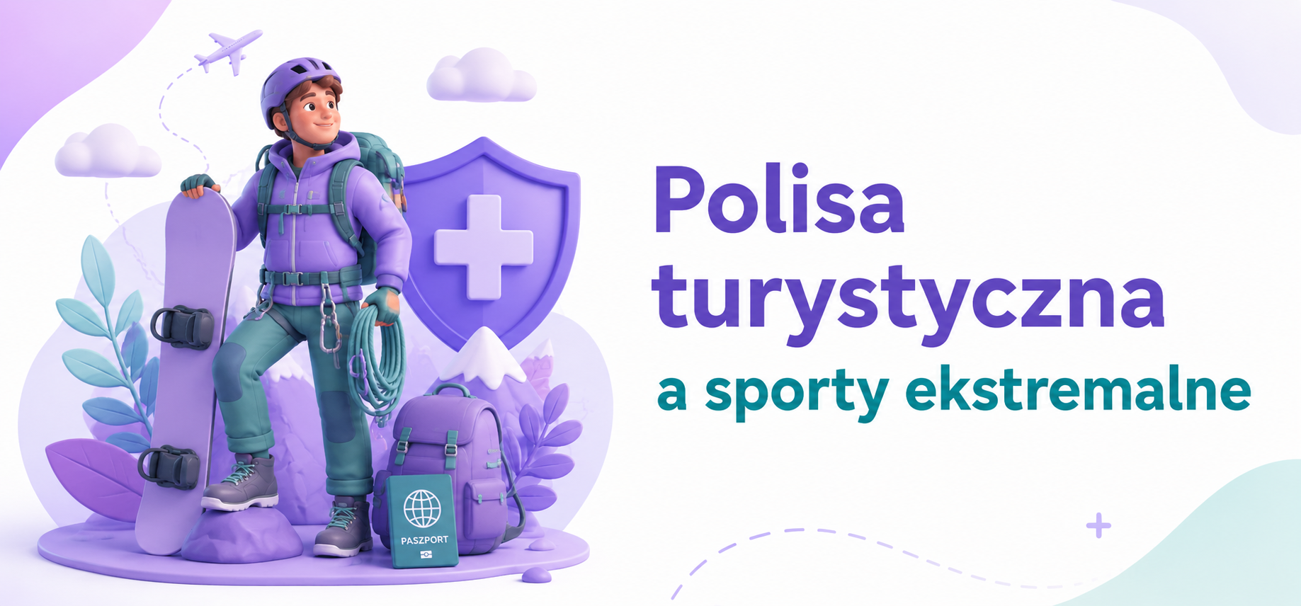 Standardowa polisa turystyczna obejmuje wyłącznie sporty rekreacyjne. Narty poza trasą, nurkowanie z aparatem, kitesurfing, wspinaczka i skoki spadochronowe wymagają rozszerzenia o sporty wysokiego ryzyka lub ekstremalne – bez niego ubezpieczyciel odmawia