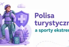 Standardowa polisa turystyczna obejmuje wyłącznie sporty rekreacyjne. Narty poza trasą, nurkowanie z aparatem, kitesurfing, wspinaczka i skoki spadochronowe wymagają rozszerzenia o sporty wysokiego ryzyka lub ekstremalne – bez niego ubezpieczyciel odmawia