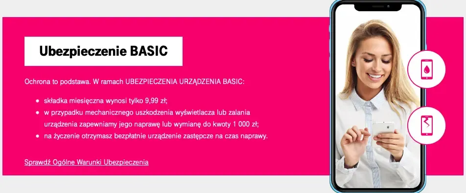 ubezpieczenie urządzenia tmobile basic 